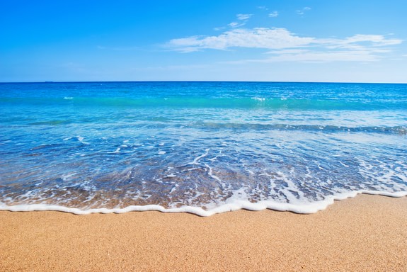 Land and Sea breezes occur along coastal areas such as beaches. Image by Livescience.