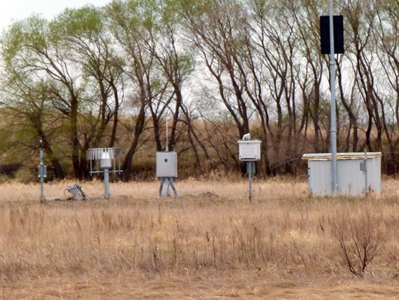 A typical weather station. Image by Stanbachonline.