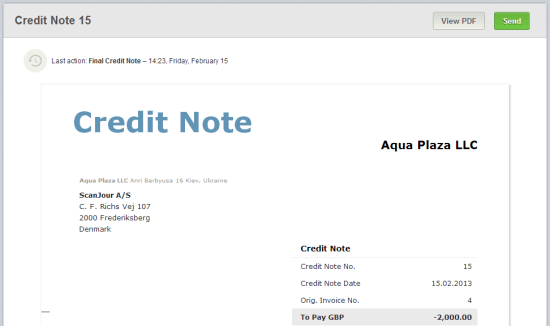 credit note and debit note free zimsec revision notes